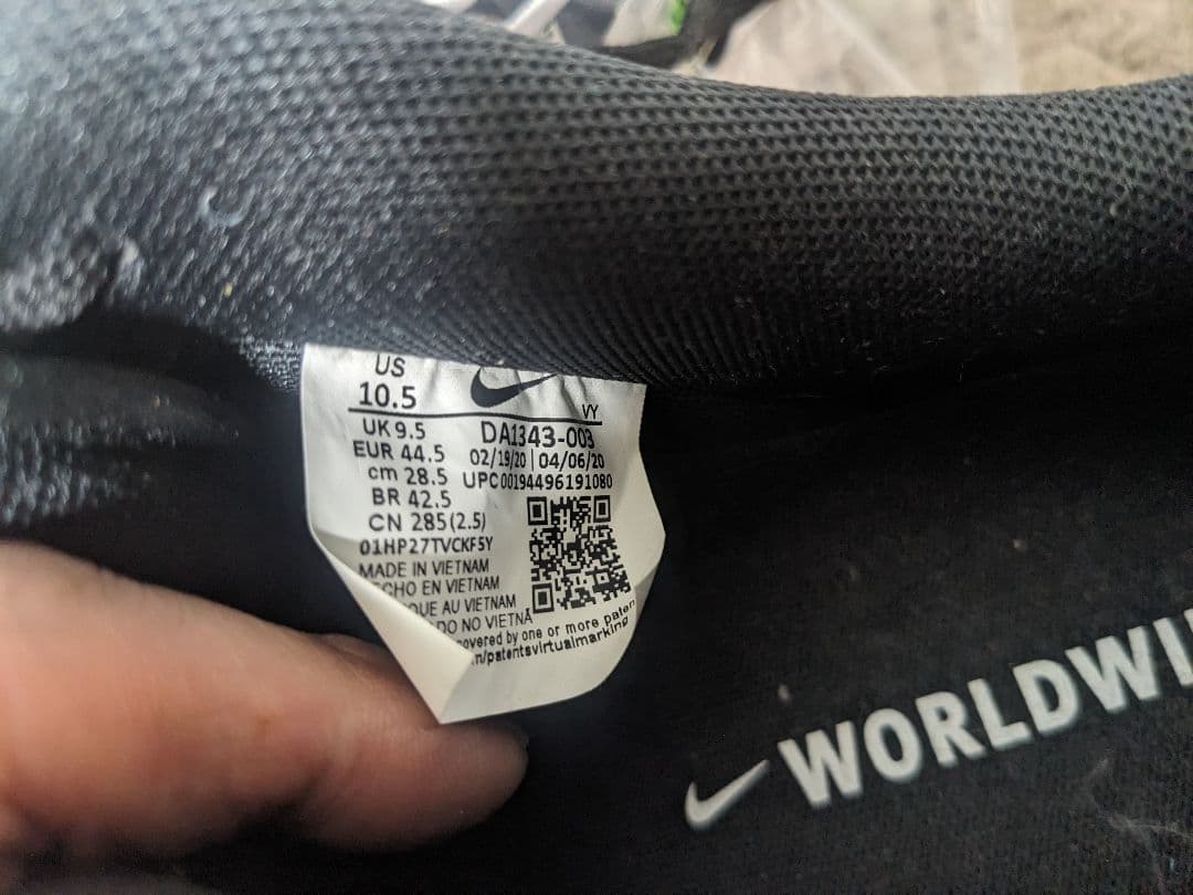 テンテン　エアフォース カタカナ　ブラック　限定　美品