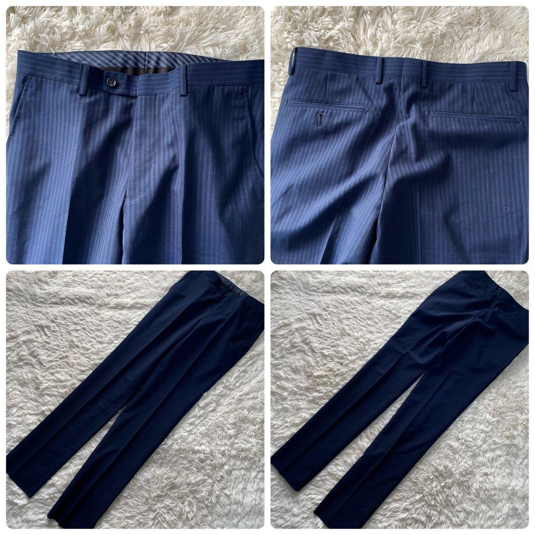 未使用保管品✨タカキュー　ビジネススーツ　セットアップ　青紺　XL