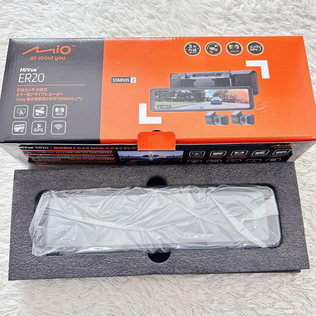 未使用】ソニーセンサ Mio(ミオ) ドライブレコーダー ミラー型 ER20