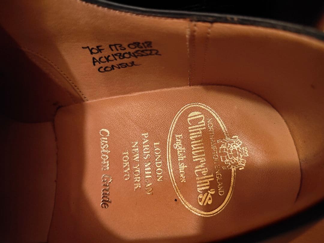 チャーチ/コンサル173/UK7/25.5cm/ブラック