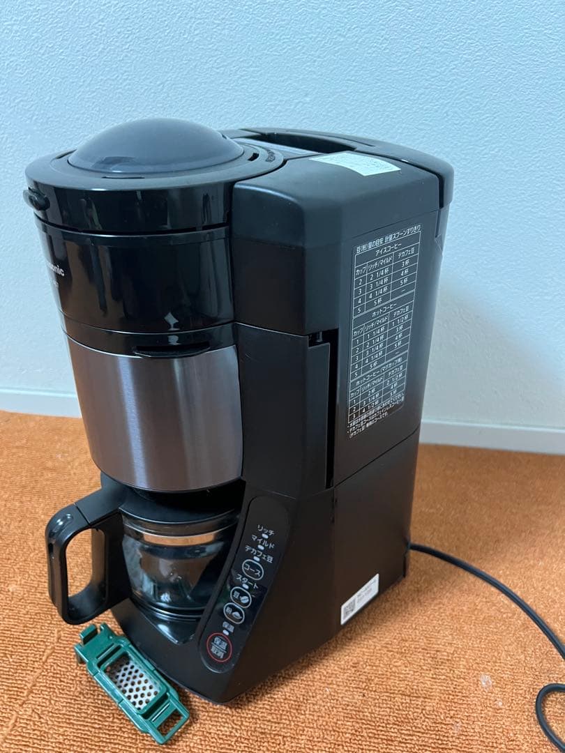 美品 Panasonic 2023年製 コーヒーメーカー NC-A57-K
