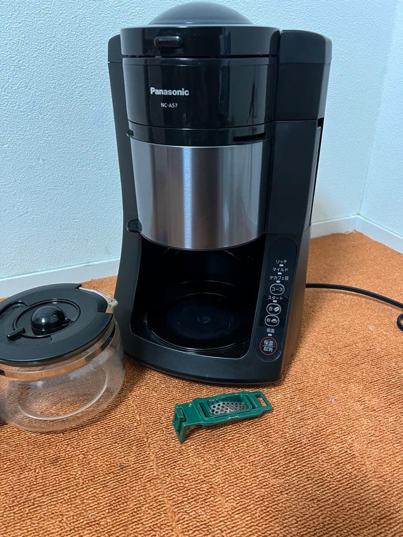 美品 Panasonic 2023年製 コーヒーメーカー NC-A57-K
