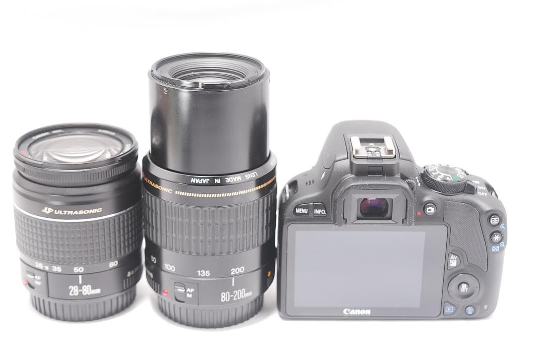 【女性向け最軽量】Canon kiss X7✨Wレンズセット、スマホ転送可