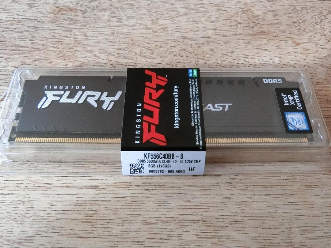 メモリー KINGSTON FURY BEAST DDR5 5600MT/s