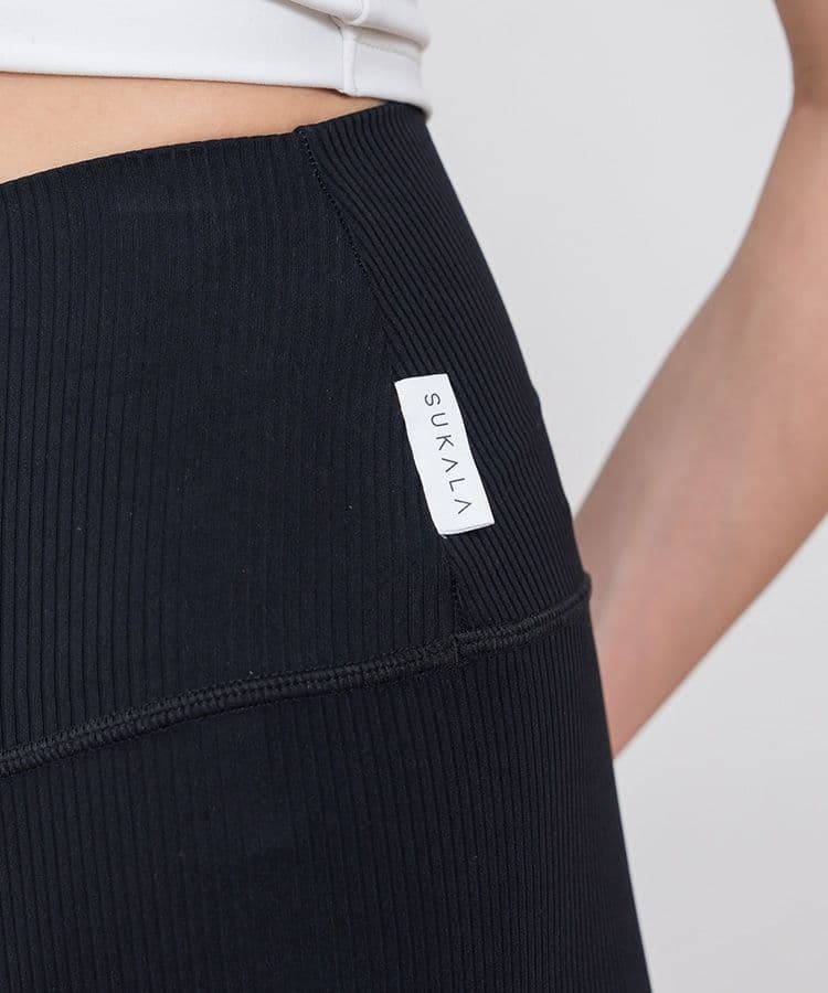 【SUKALA】ショートクロスキャミソール　レギンスセットアップ　ネイビーブルー