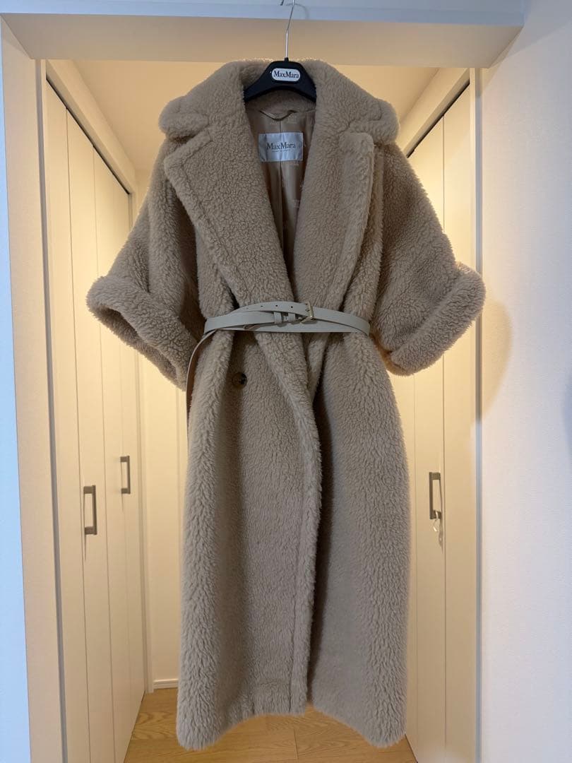 未使用MaxMara PRIMO テディベアコート 34 ベルト付