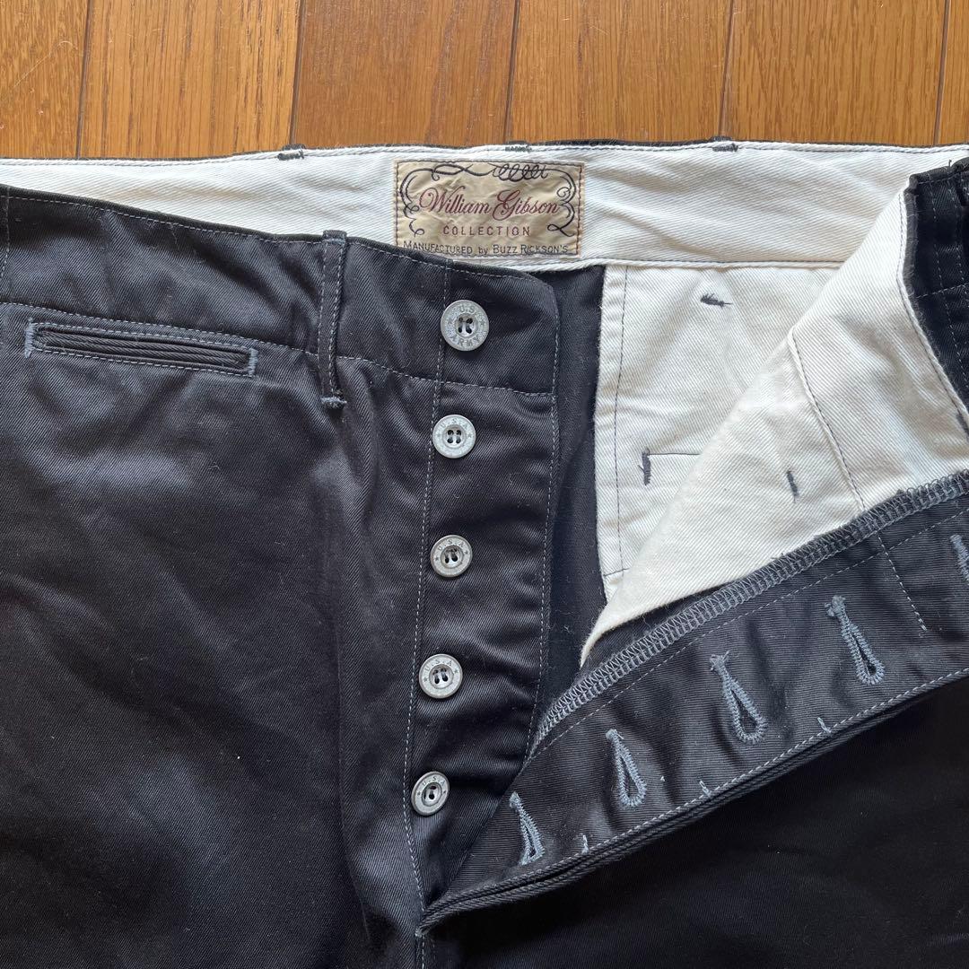 BUZZ RICKSON'S バズリクソンズ チノパン ブラック