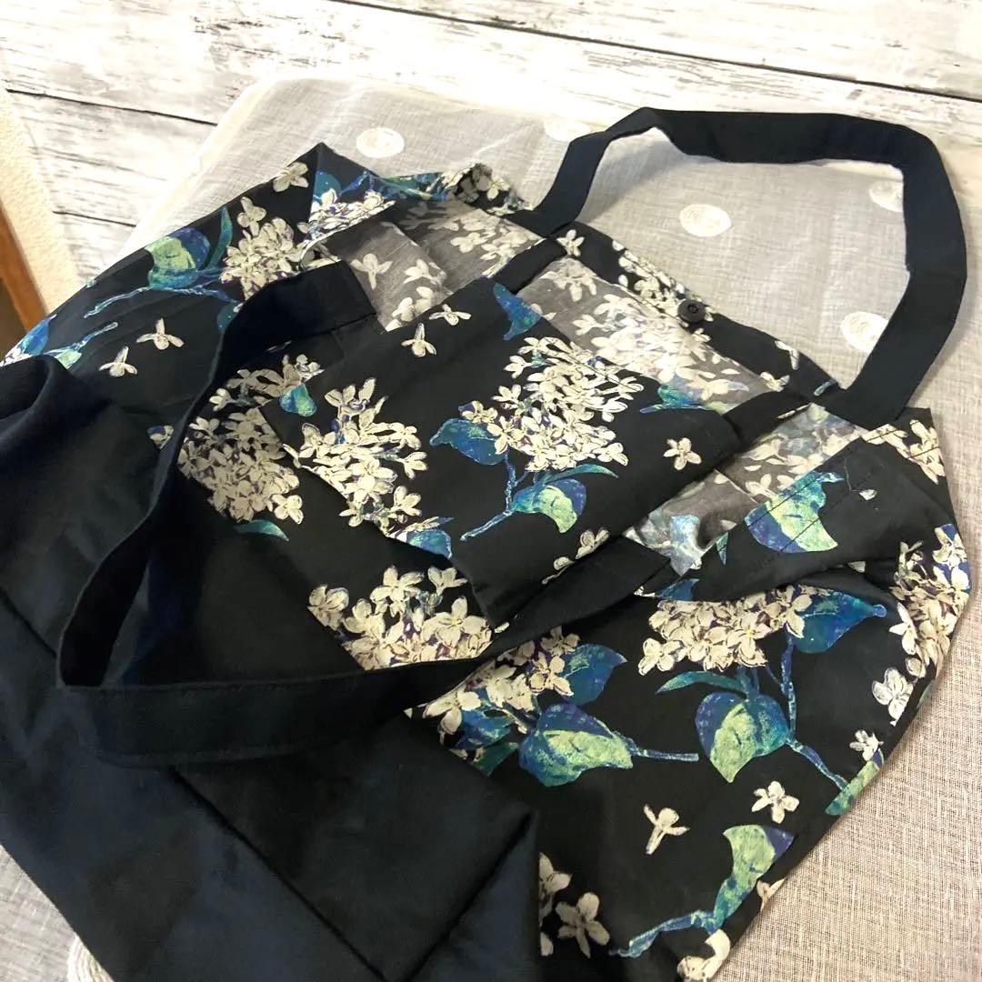 レディーストート(スクエア型)バッグ&ぺったんこポーチハンドメイド