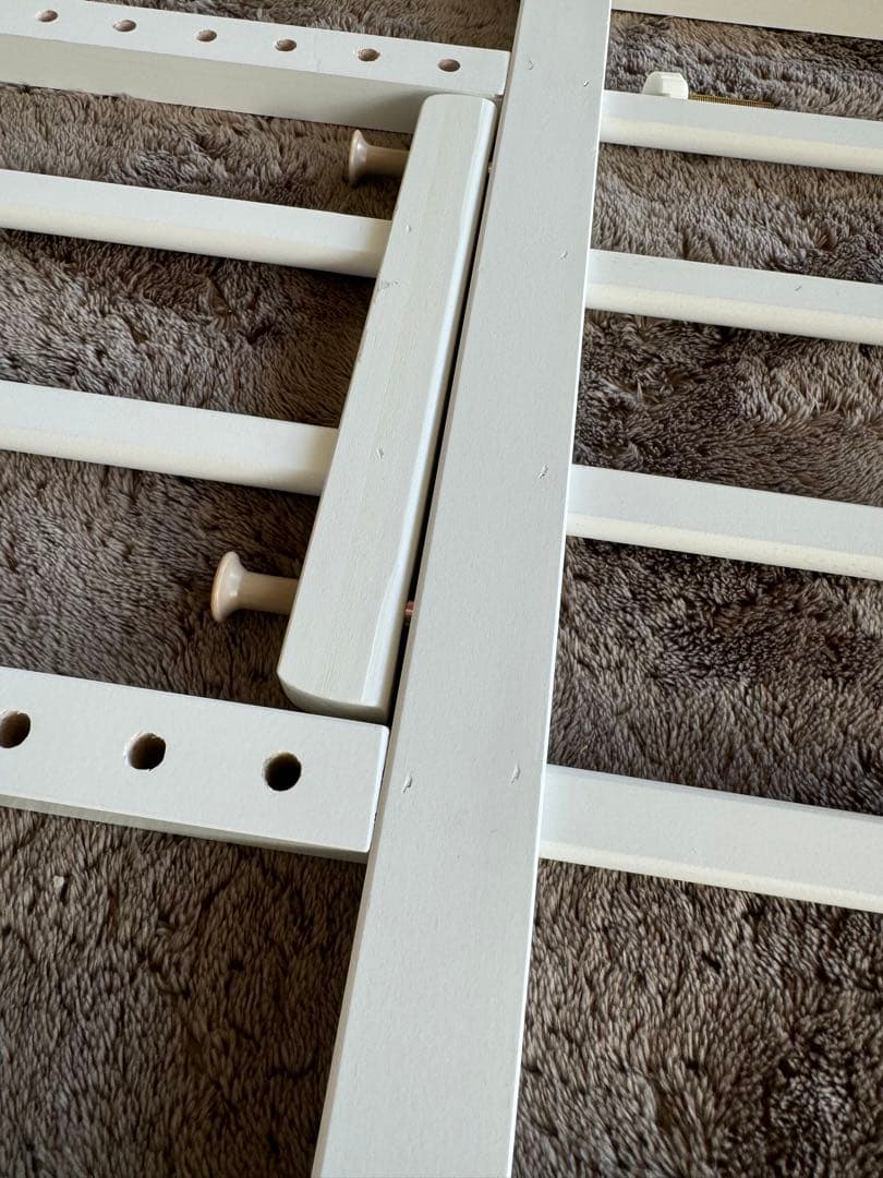 namlさま専用【美品】大和屋　そいねーるプラスロング ホワイト ベビーベッド