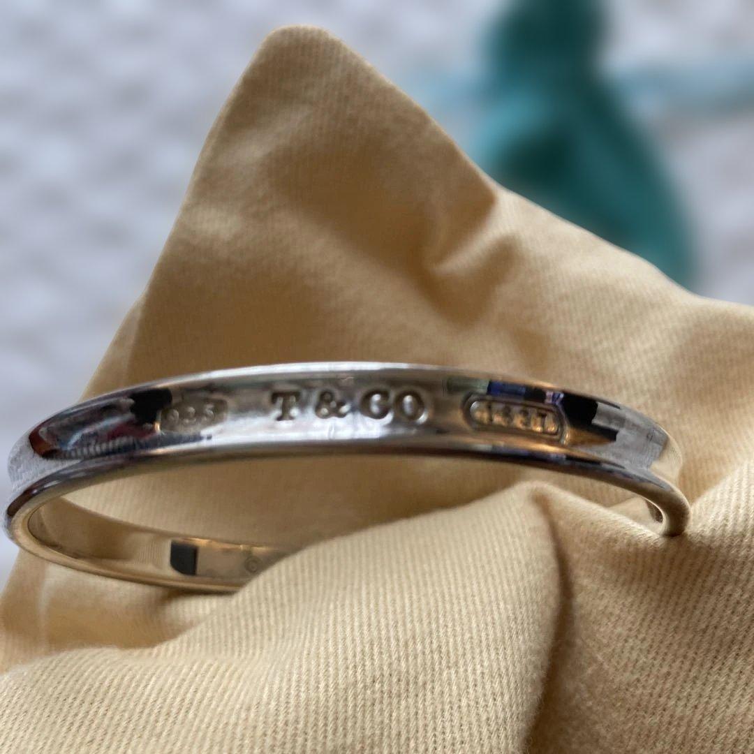 ティファニー 1837 ナローバングル 925 シルバー 中古品