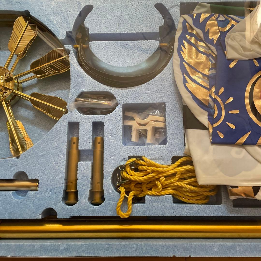 ⭐️半額⭐️即日発送⭐️鯉のぼりセット⭐️ベランダ取付金具セット⭐️使用回数2回⭐️送料無料