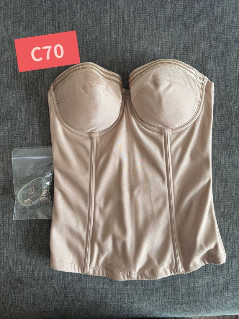 まき ★美品 背中空き ブライダルインナーC70 TAKAMIBridal