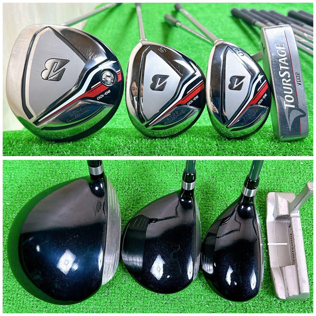 バッグ無し　ブリヂストン BG-100 メンズゴルフクラブ 11本セット