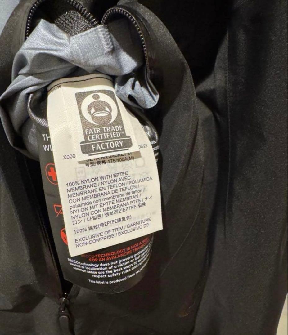 ARC’TERYX BETA ARジャケット　ブラック　M