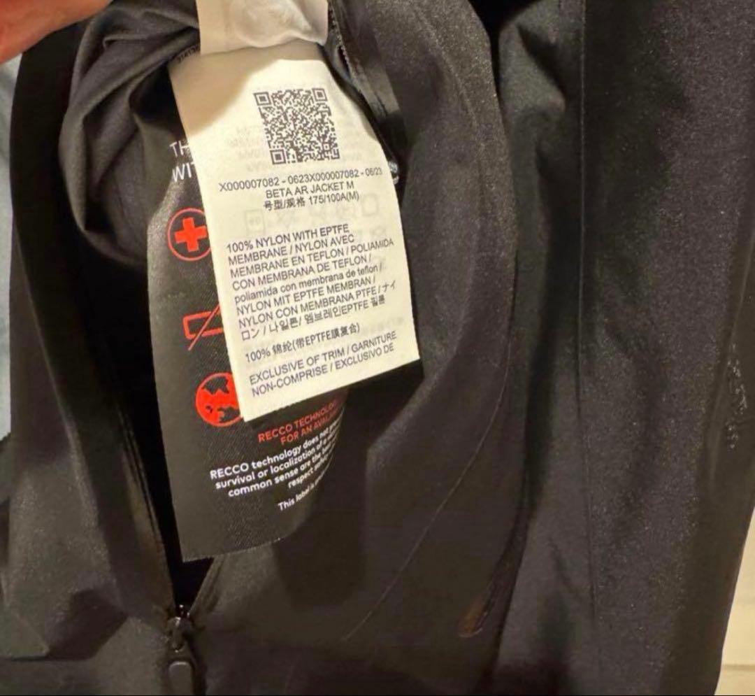 ARC’TERYX BETA ARジャケット　ブラック　M