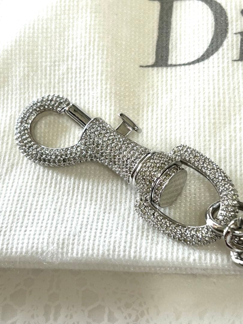 d*7様 Christian Dior ホワイト　チェーンベルト