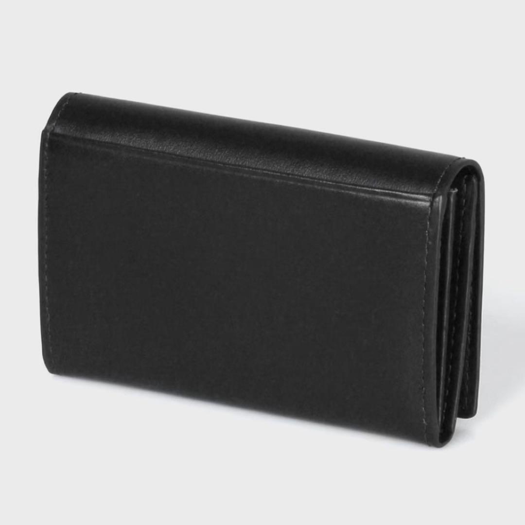 新品★ポールスミス★マーケトリーストライプラビット名刺入れカードケース★ブラック