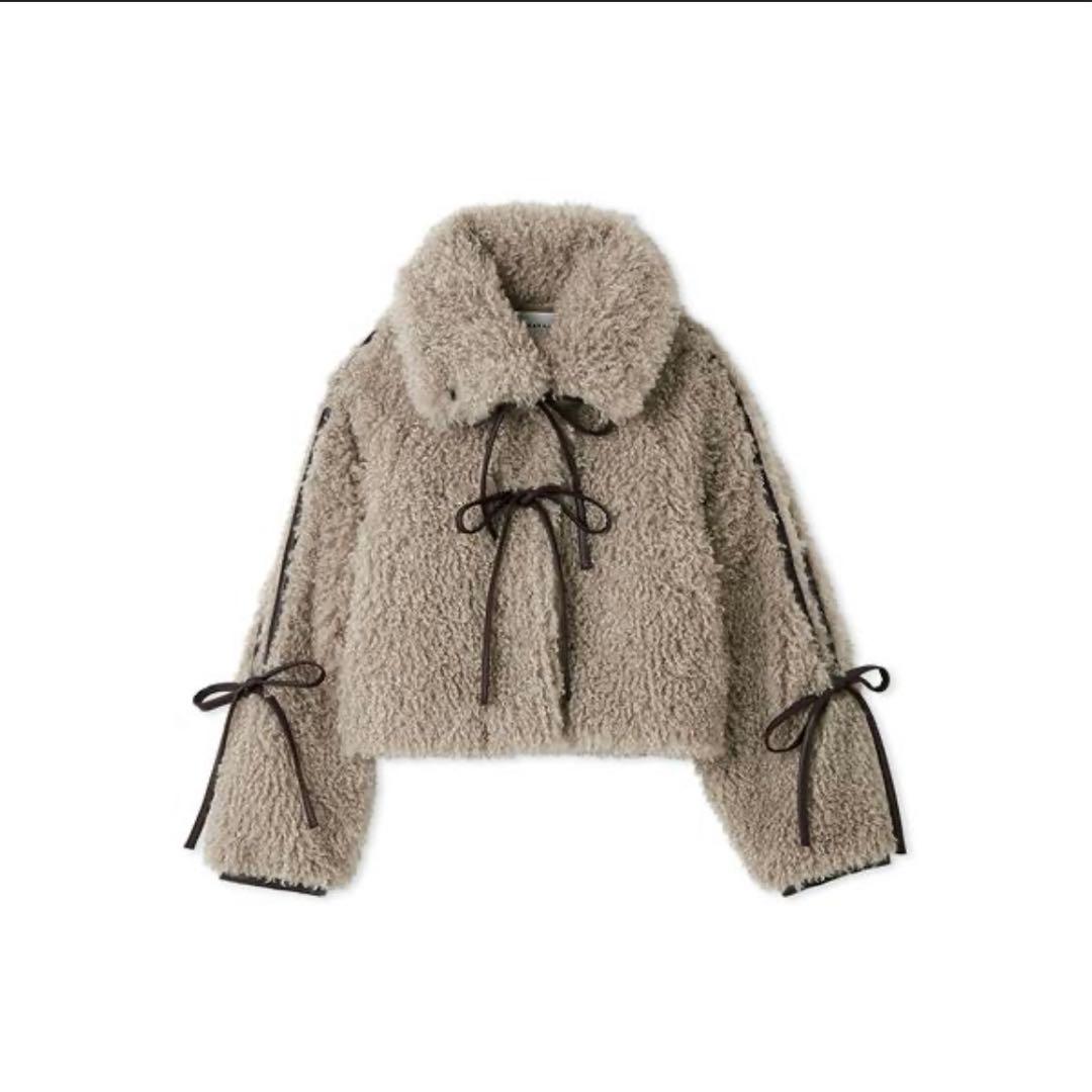 フレイアイディー　リボンボアファージャケット