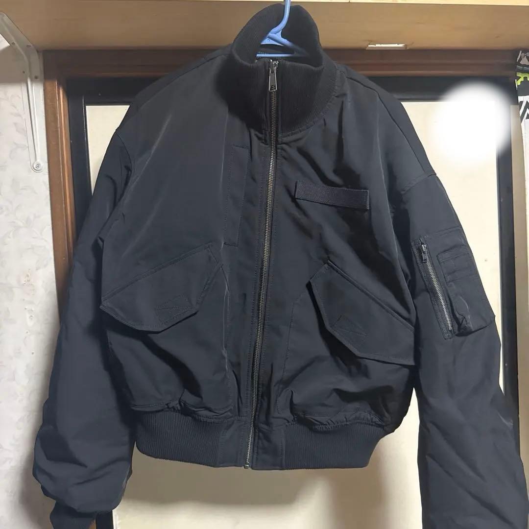 ラグアジェム　LAGUAGEM BIG POCKET MA-1 R ブラック