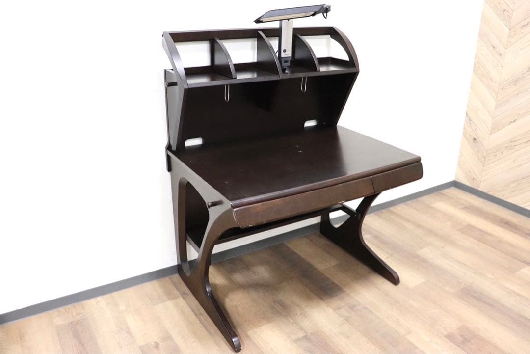 GMGK47○karimoku / カリモク ダークブラウン 学習机 勉強机 デ