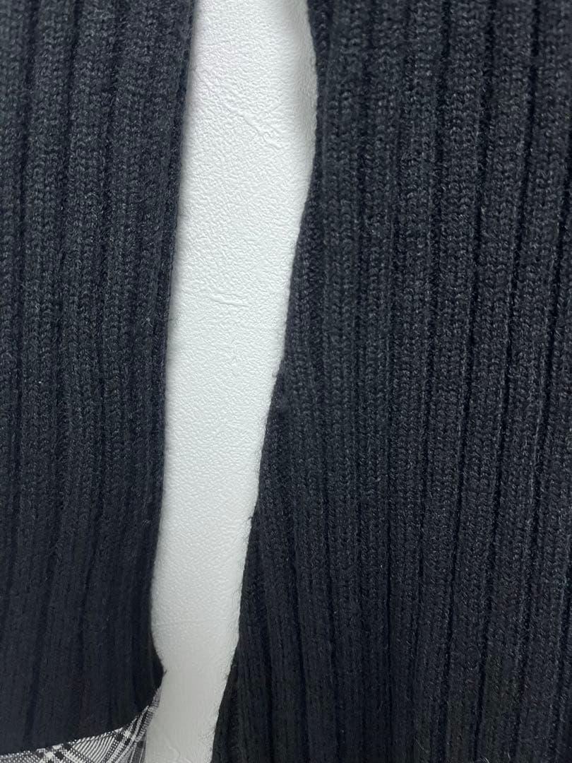 Darich ダーリッチ レイヤードライクニットミニワンピース