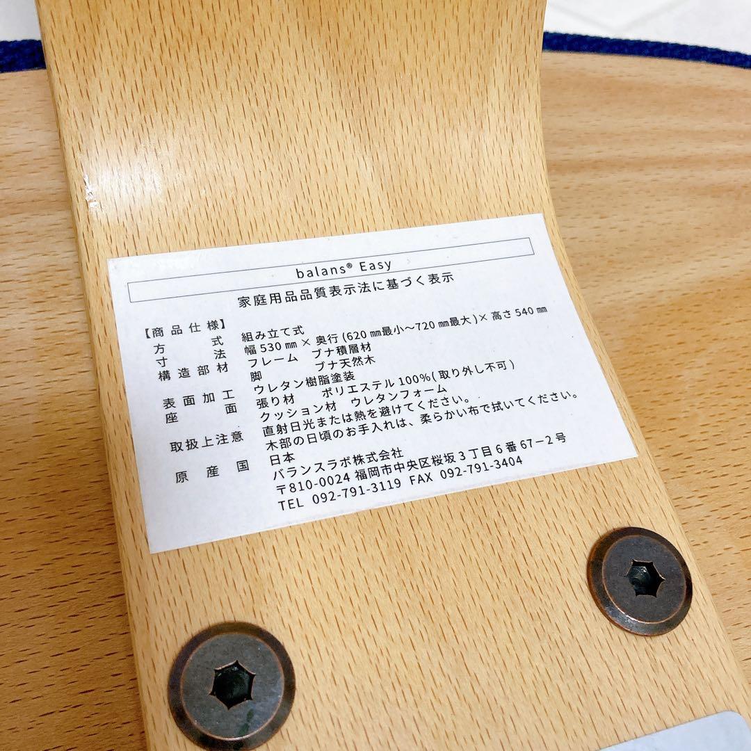 美品 Balans EASY バランスチェア イージー バランスラボ ②