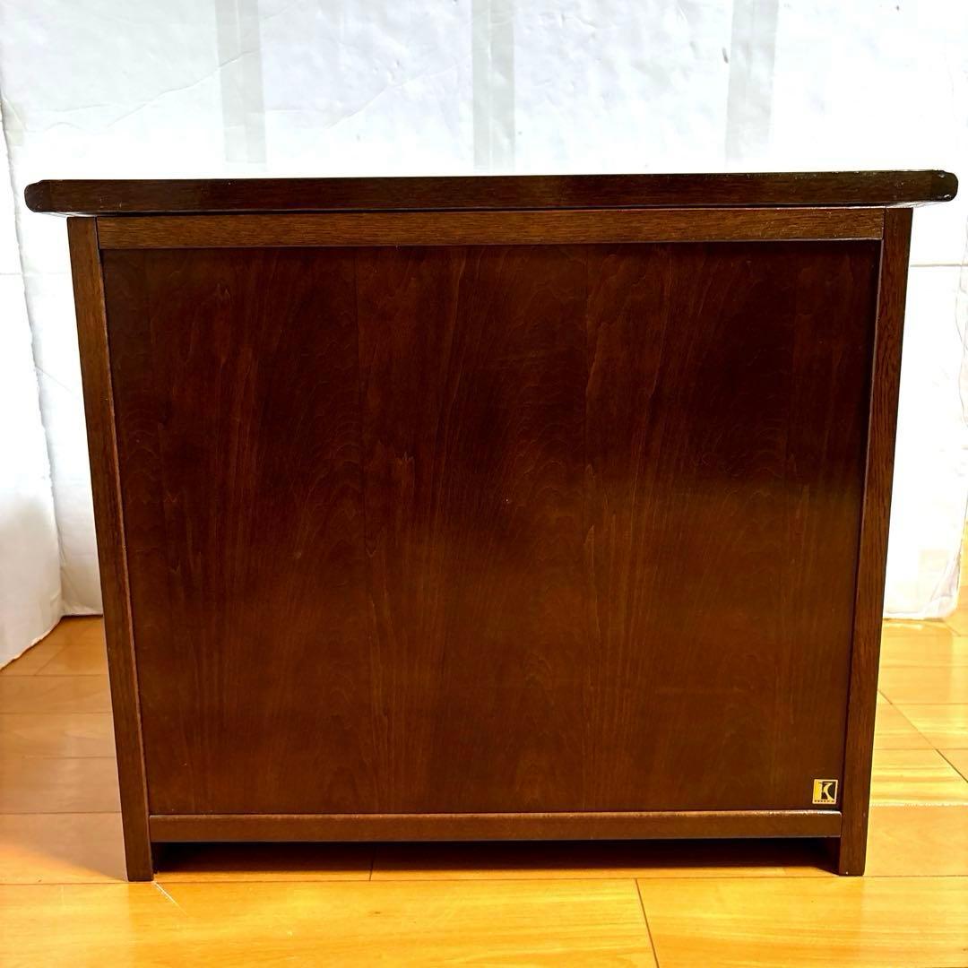 飛騨産業 キツツキ 木製 キャビネット テレビ台 清掃 磨き