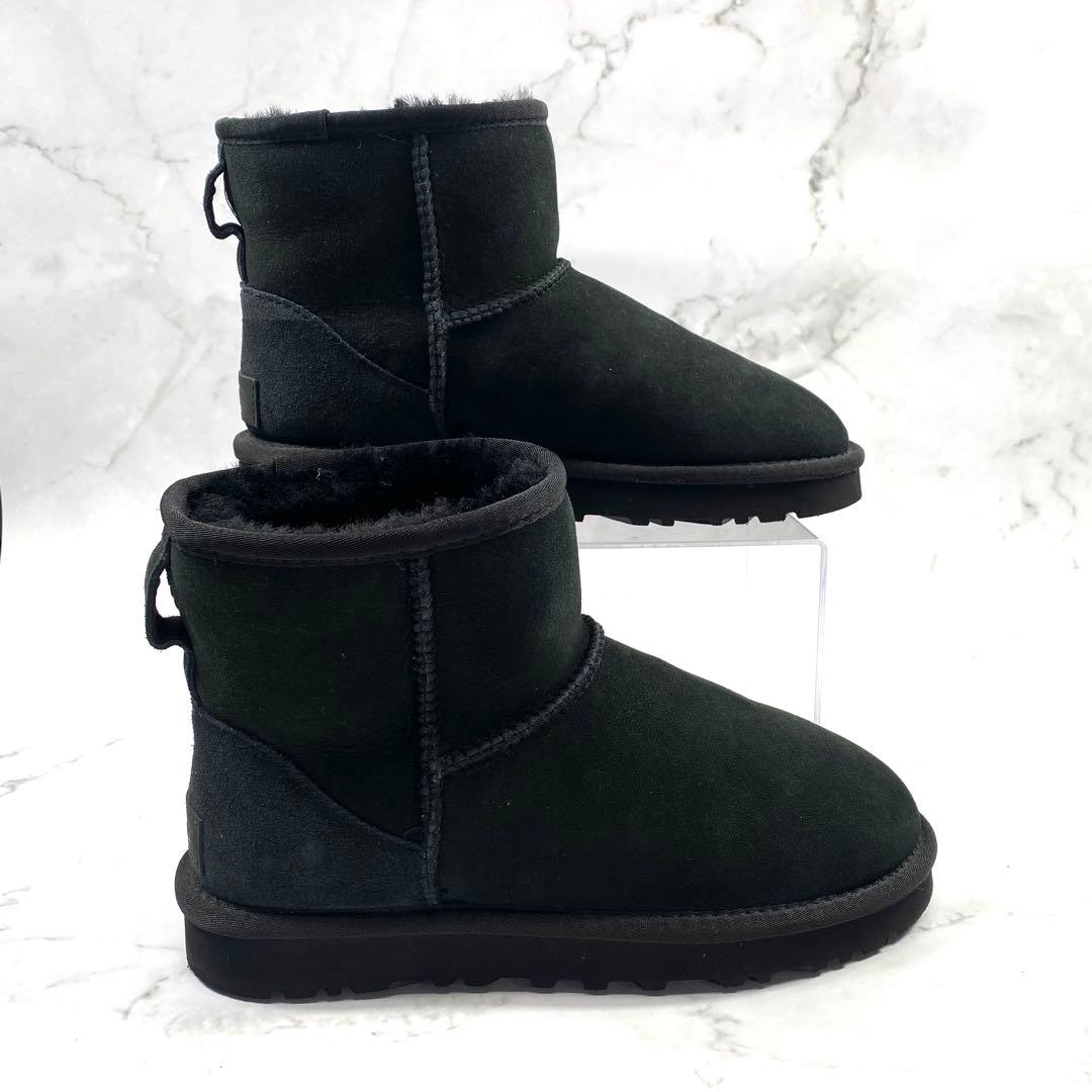 UGG Classic Mini II ムートンブーツ ブラック 23