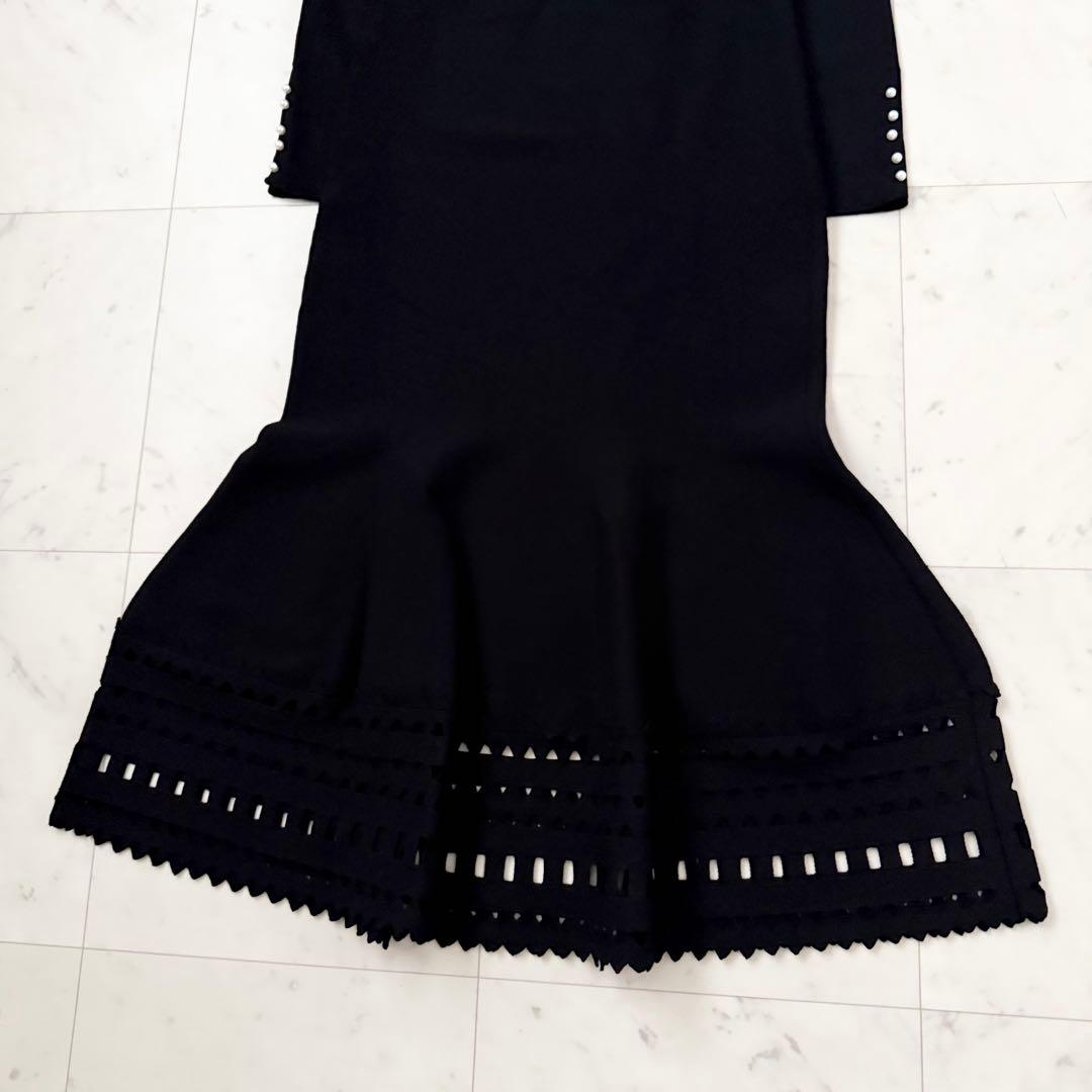 近年モデル❤️ピンキーアンドダイアン　カットアウトマーメイドニットワンピース　M