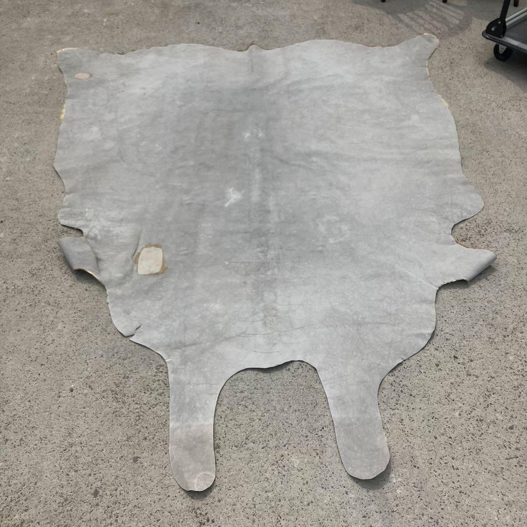 ヴィンテージ 大型 カウラグ 牛毛皮 敷物 絨毯 ラグマット アンティーク 半裁