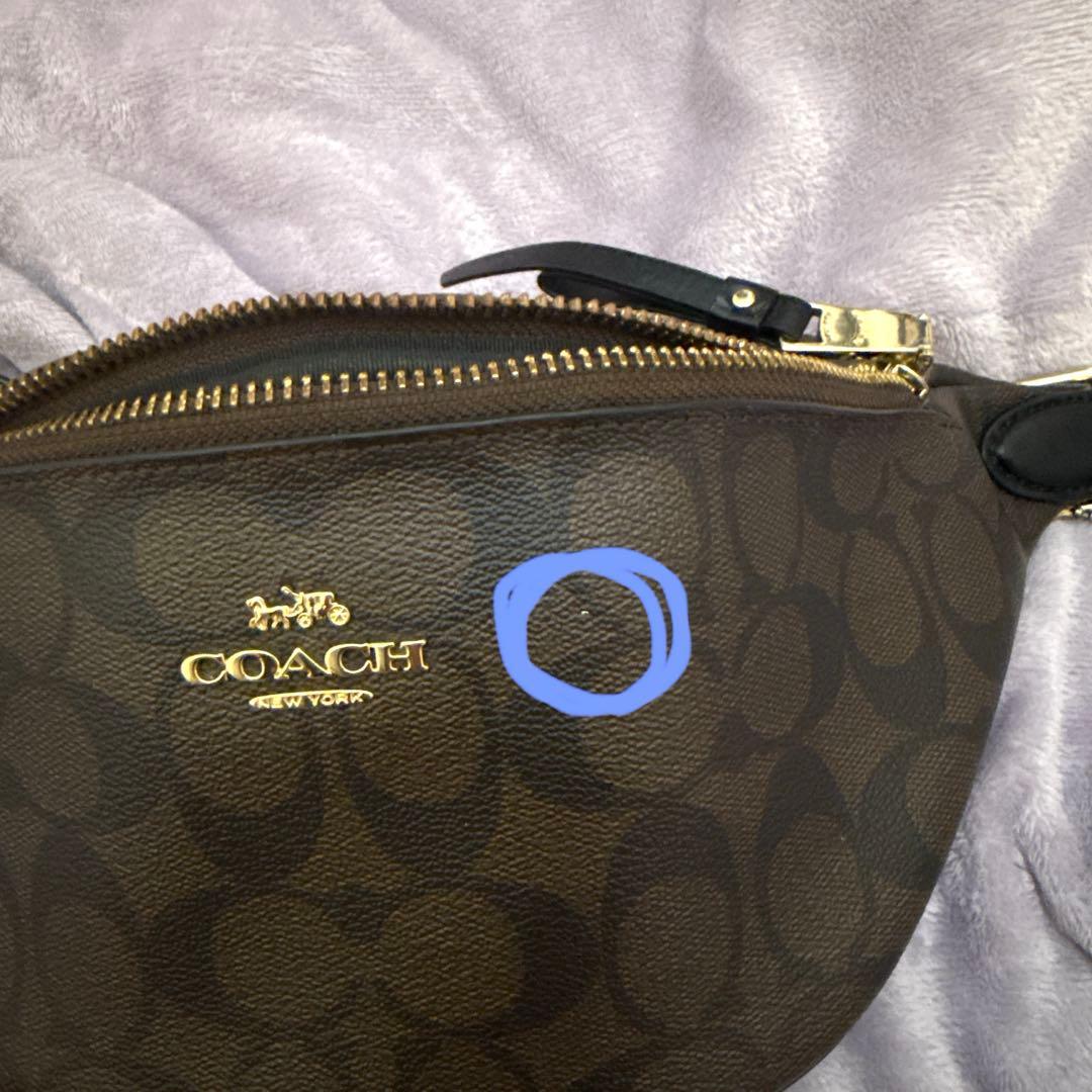 COACH ウエストバッグ 茶色