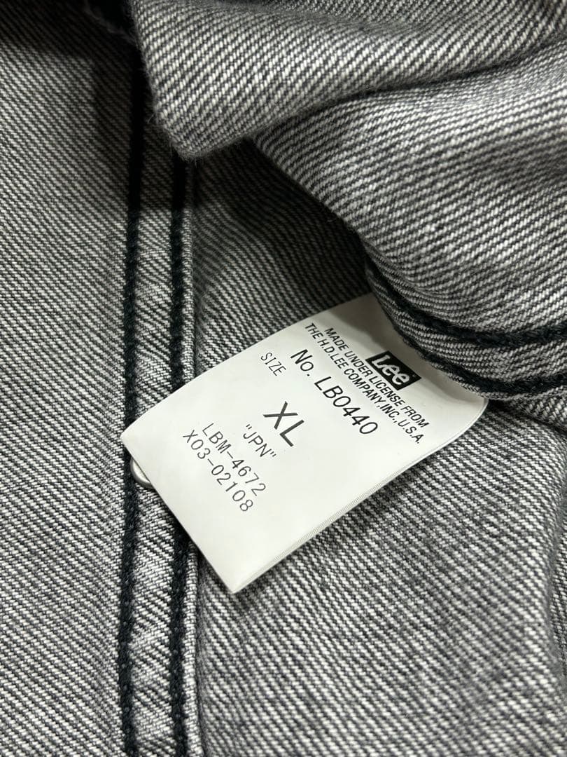 Lee グレー デニムジャケット セットアップ