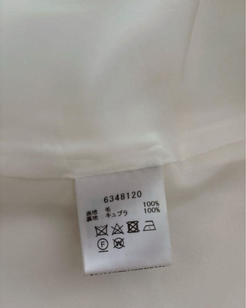 Rene ルネ　ケープ　コート　衿つきジップアップコート　ポンチョ