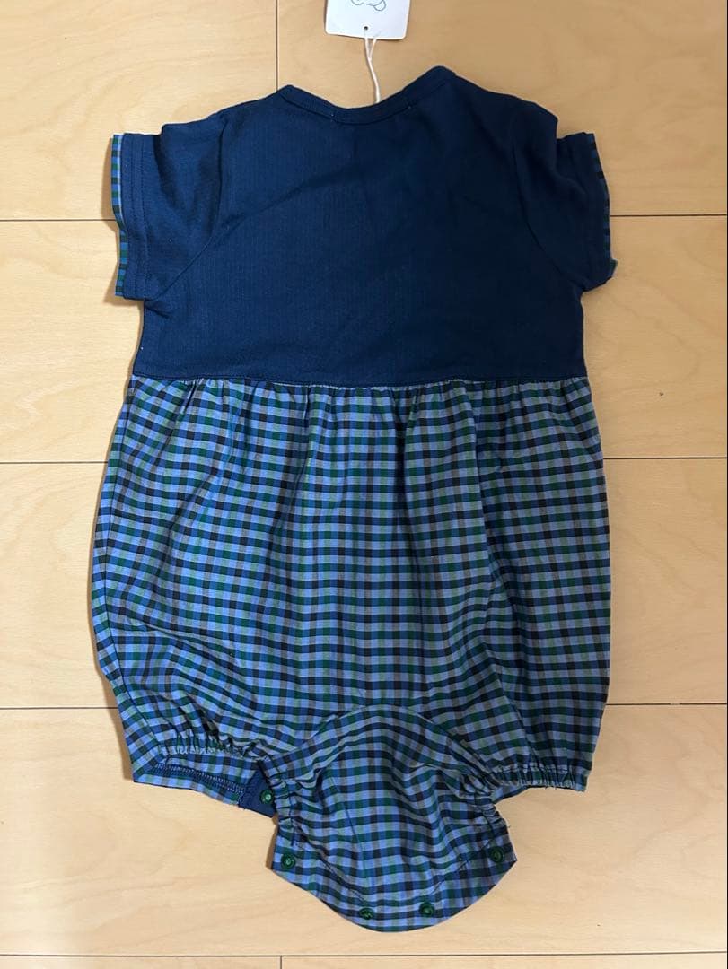 ファミリア　ロンパース　男の子　くま　70