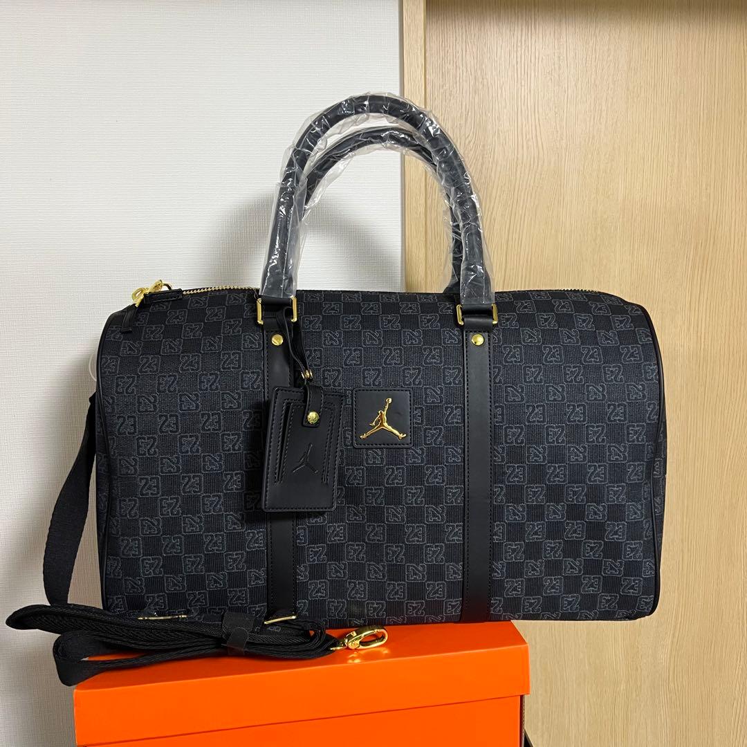 バッグ JORDAN MONOGRAM DUFFLE BAG BLACK
