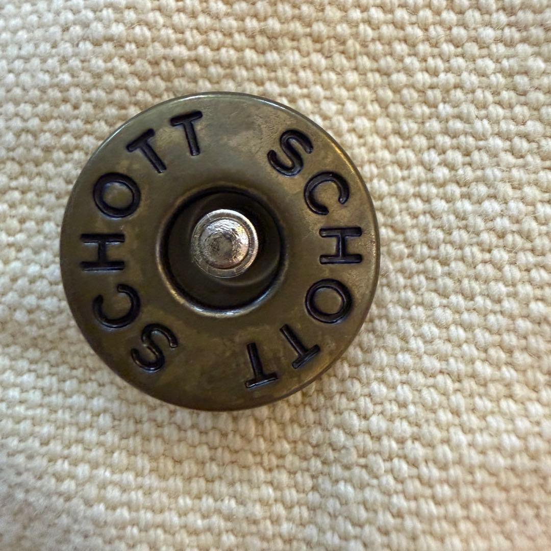 80s Schott ダック地 ワークジャケット 茶タグ USA製 Lサイズ