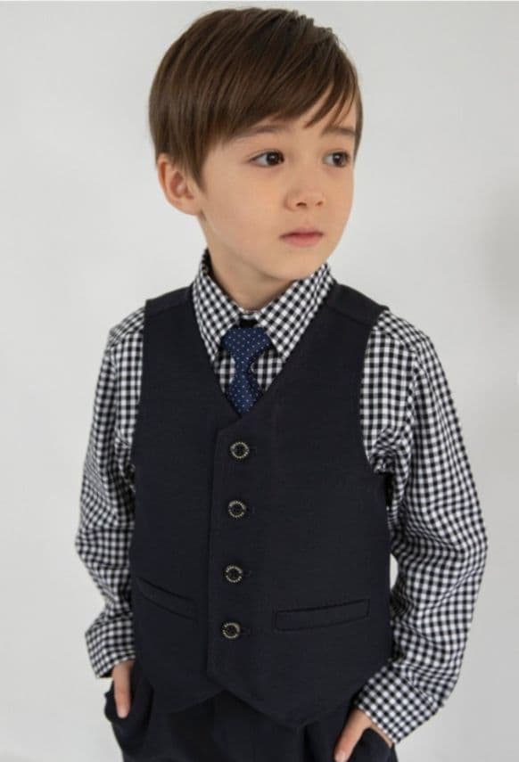 入学式キッズフォーマル✩ベスト付4点セット✩120