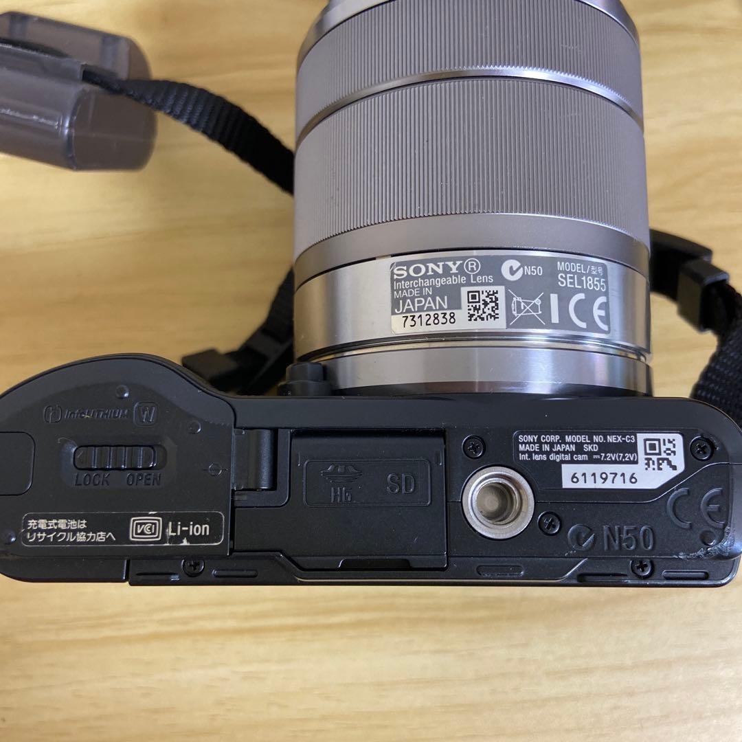 。【ジャンク品】ソニー SONY NEX-C3 デジカメ