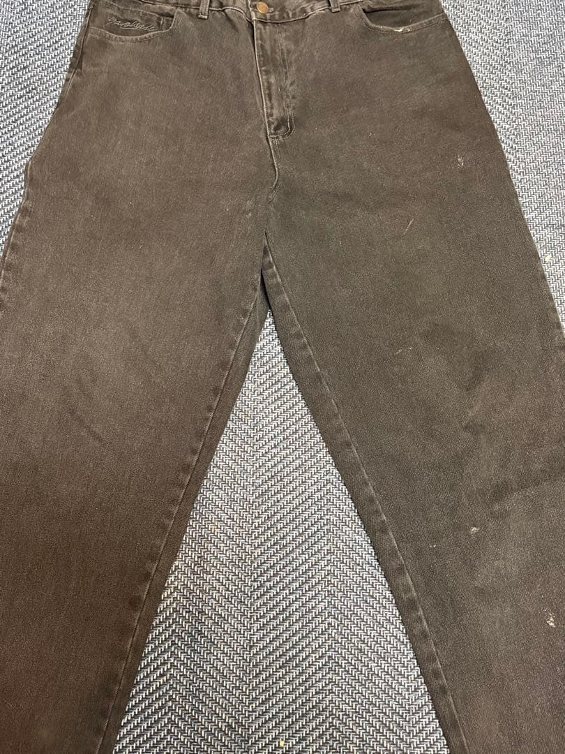 正規品yardsaleダーク バギージーンズ