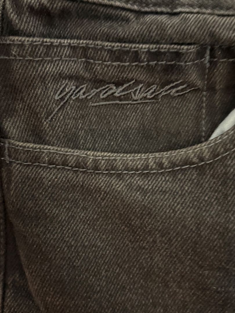 正規品yardsaleダーク バギージーンズ
