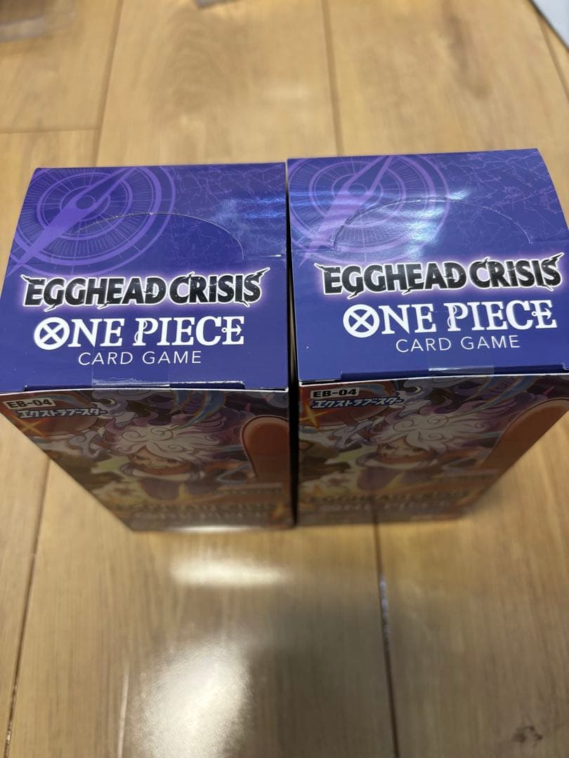 ワンピースカード エッグヘッドクライシス未開封BOXテープ付き2箱