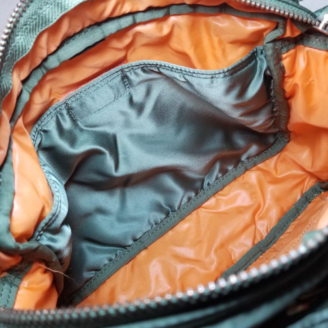 美品 PORTER　ポーター タンカー ショルダーバッグ L 2層 カーキ