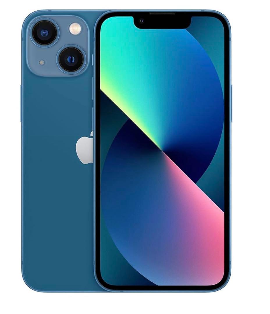 【新品同様★電池新品】iPhone 13 mini ブルー　128GB