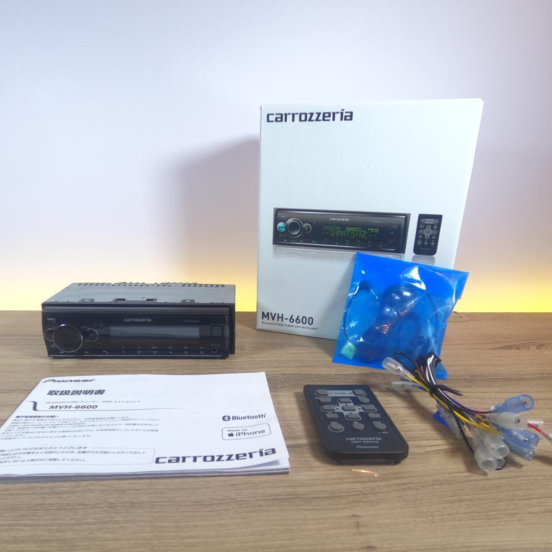 [美品]新品部品多数　完全動作品カロッツエリアMVH-6600ほぼ未使用リモコン
