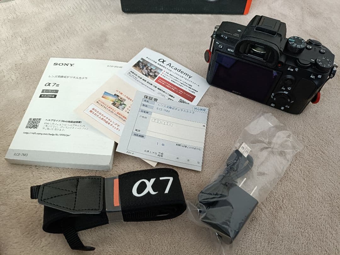 SONY α7ⅲ　シャッター回数　1982回　超美品　柿の種