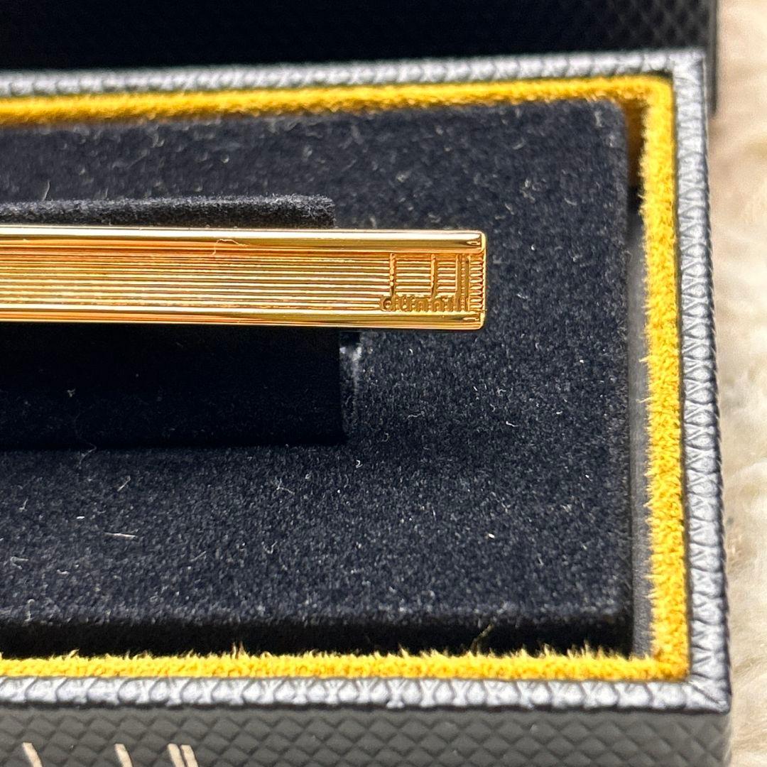 【未使用】 dunhill ダンヒル 近年モデル ネクタイ ピン ゴールド