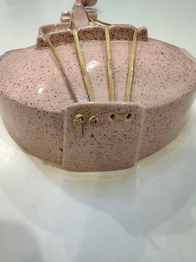 Red Wing USA ヴィンテージ バイオリン型 壁掛けプランター｜陶器