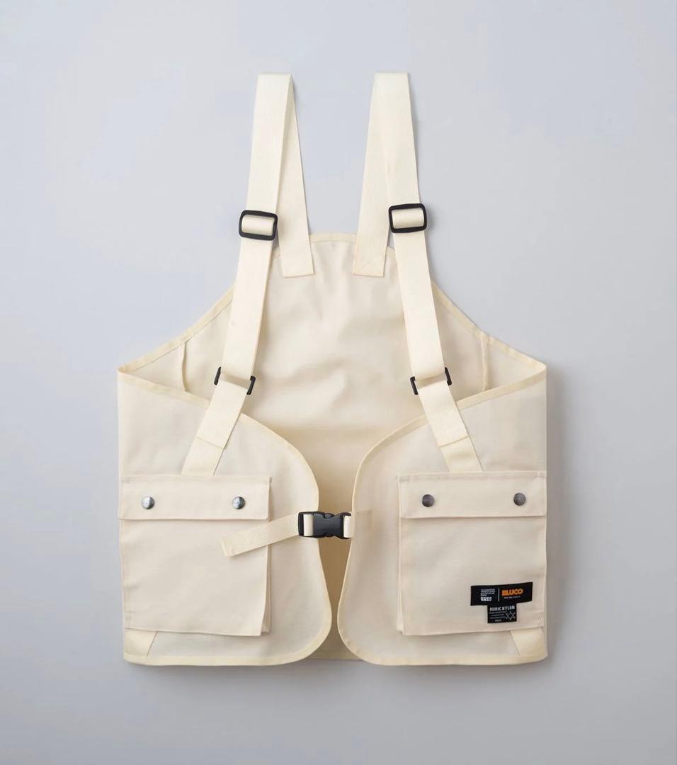 BLUCO/ブルコ　ブリックナイロンユーティリティベスト　アイボリー