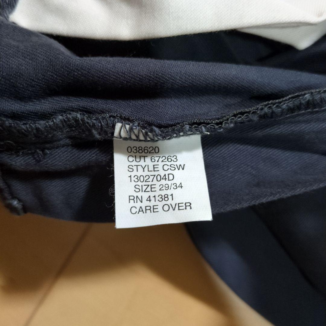 デッドストック　90s ポロ　ラルフローレン　ツータック　チノ　ネイビー