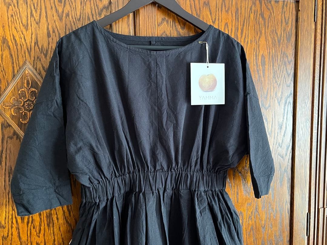 ヤンマ産業　Xラインワンピース (ロング丈＋10cm丈) 会津木綿　YAMMA